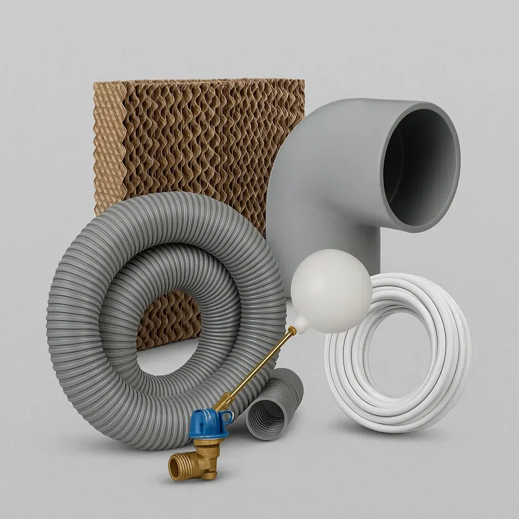 تجهیزات جانبی کولر اعم از موتور و .. و همچنین کلیه لوازم سرمایشی را از امیزان کولر بخرید.